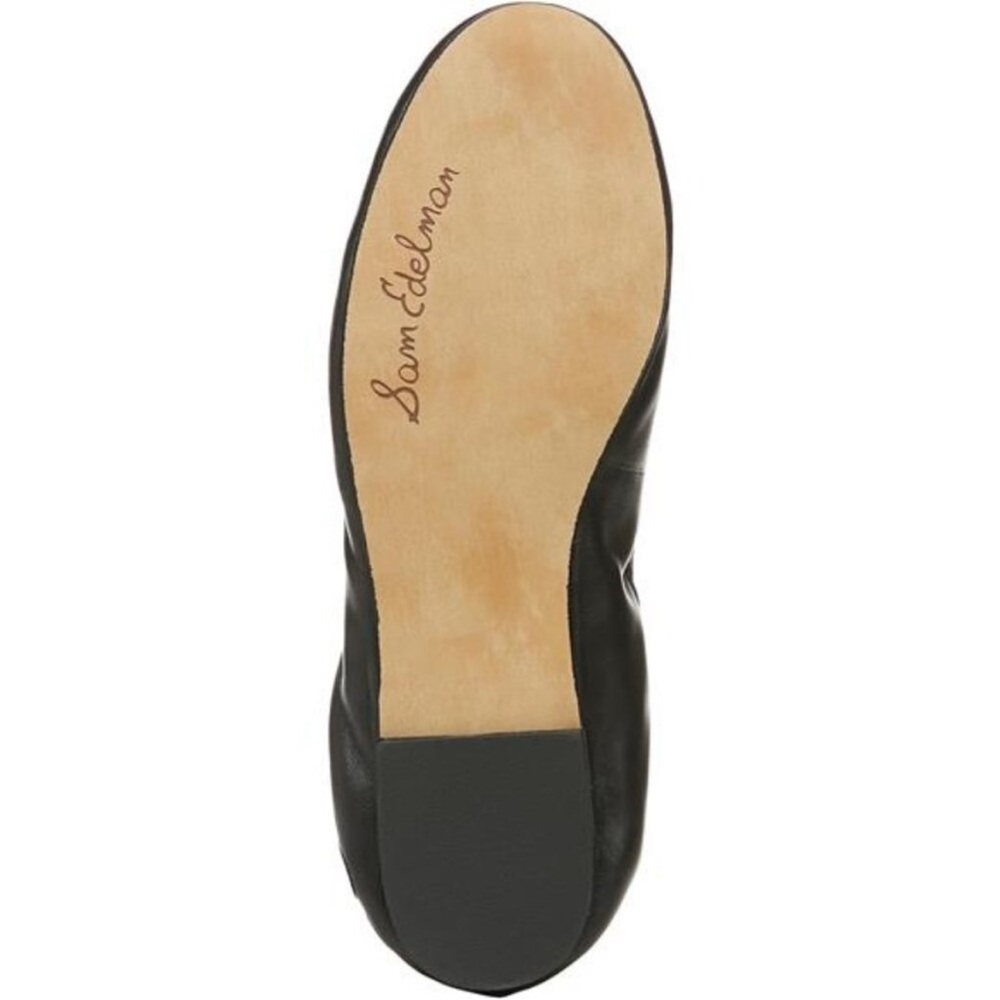 SOLD❣️ Sam Edelman Elegant Black Leather Ballet Flats ~size 8 - Picture 6 of 9